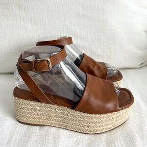 Zara Espadrille Platform Wedge Sandals